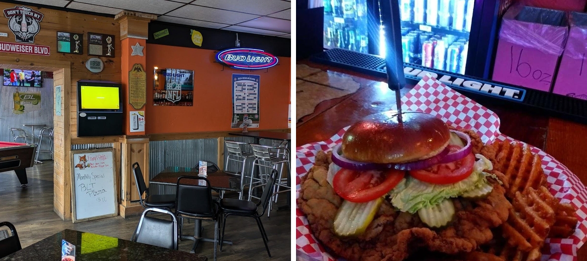 Foxy's Chill and Grill Menu